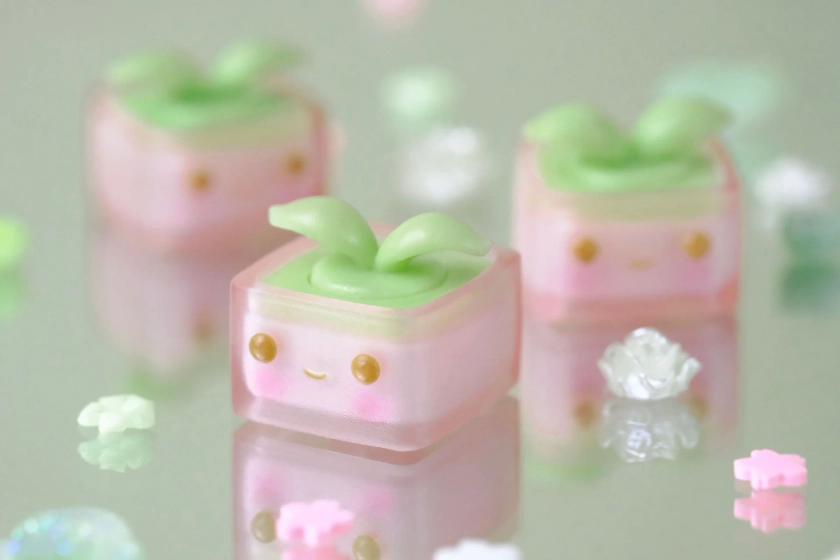 Lolicaps x Sparkle Sprout Resin Artisan Keycap