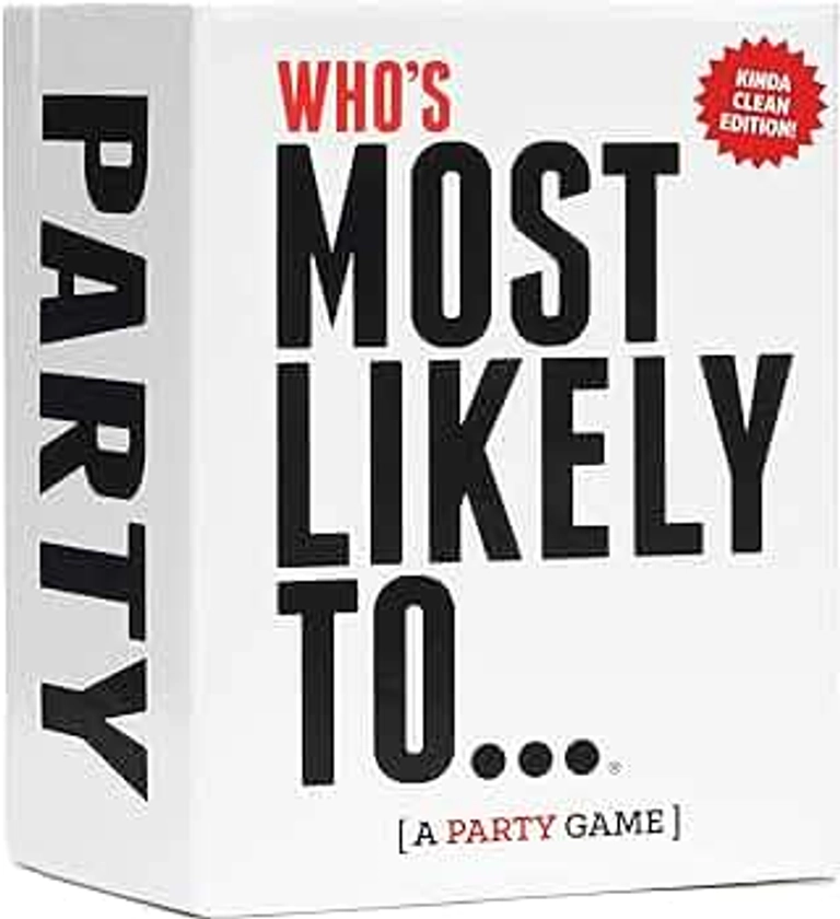 DSS Games Who's Most Likely to... Kinda Clean Family Edition [A Party Game]