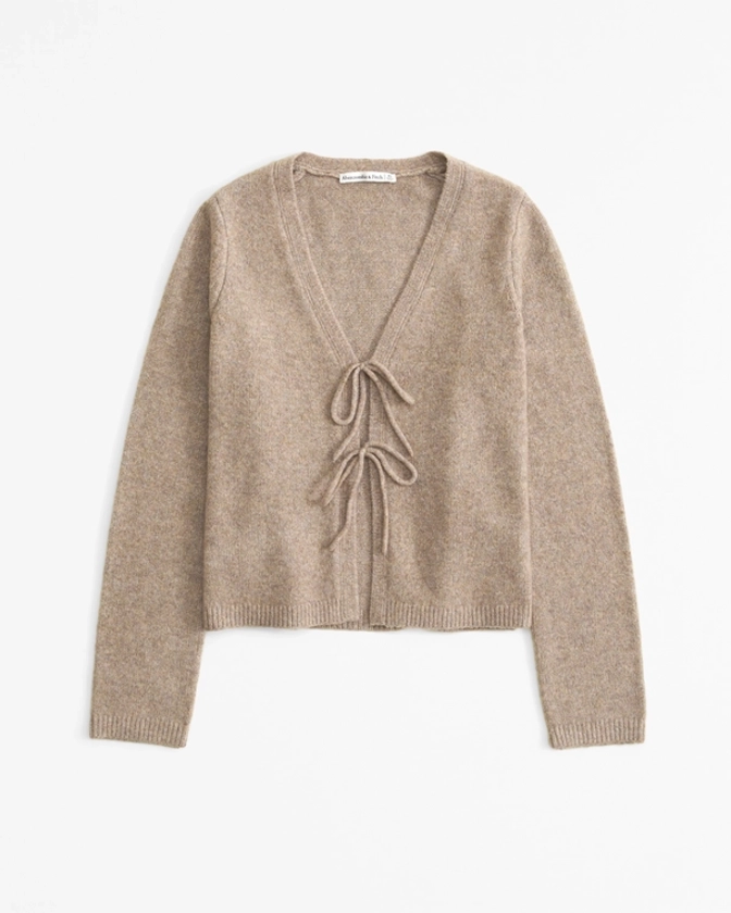 Women's Tie-Front Cardigan | Women's New Arrivals | Abercrombie.com