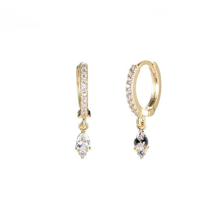 Earrings everly white