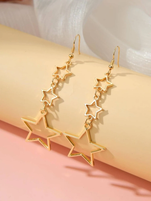 Star Drop Earrings