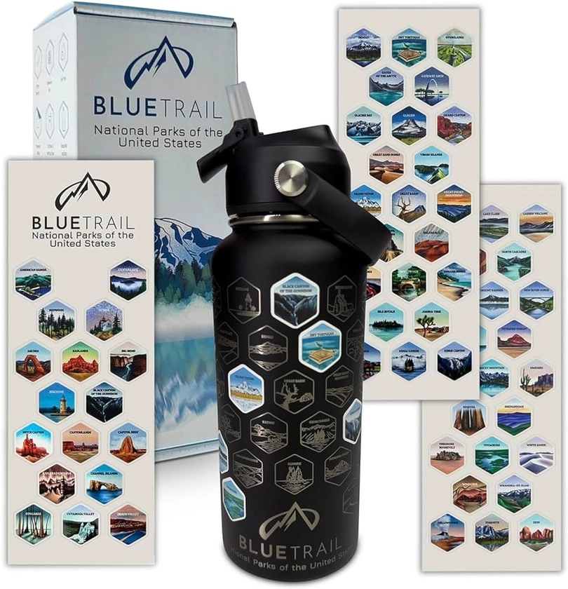 National Parks Water Bottle with Stickers