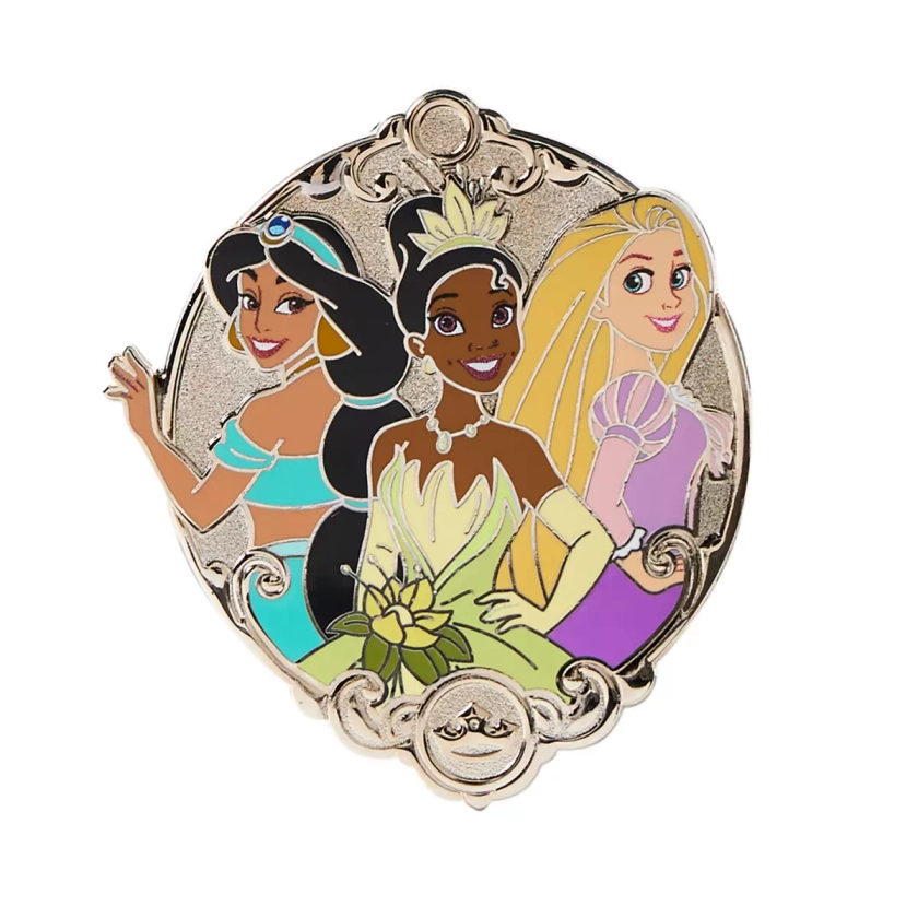 Pin's Tiana, Raiponce et Jasmine | Disney Store