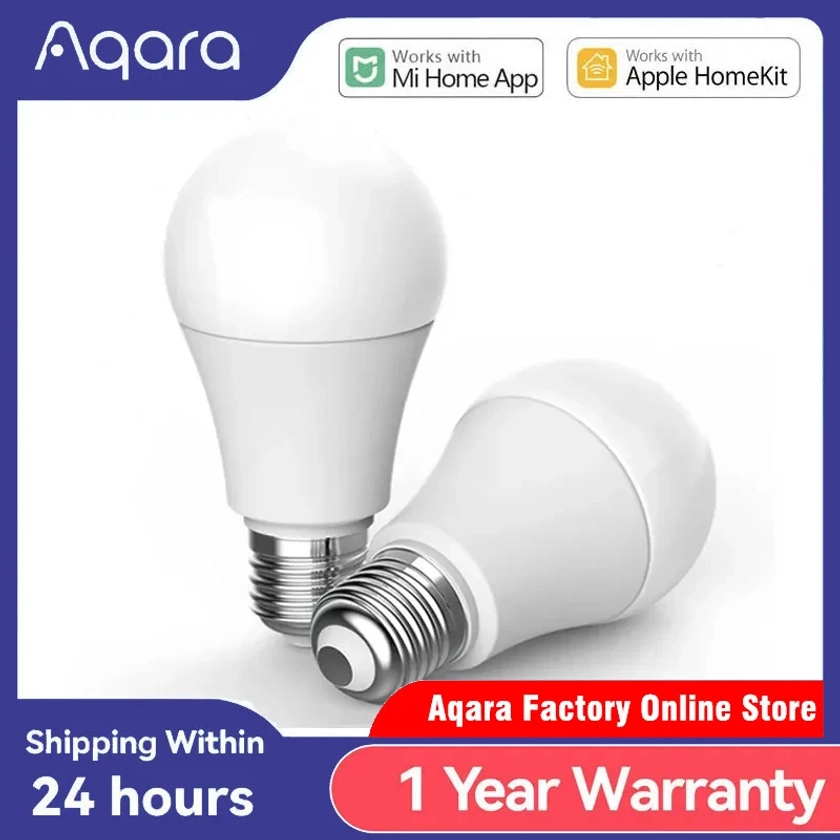 Aqara – ampoule LED connectée T1 Zigbee 3.0, E27, 2700K-6500K, 220-240V, lampe à distance avec application pour maison connectée Xiaomi mi home Homekit, nouveauté - AliExpress 44