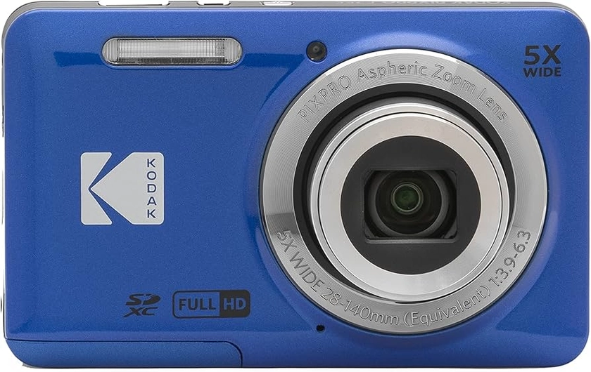 Kodak PIXPRO FZ55 Friendly Zoom Digital Camera, Blue