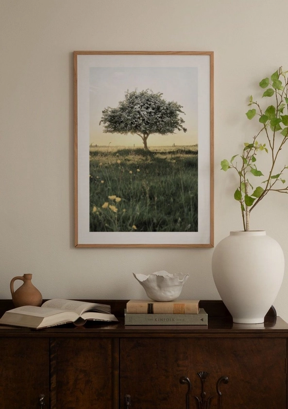 Arbre Fleuri Poster