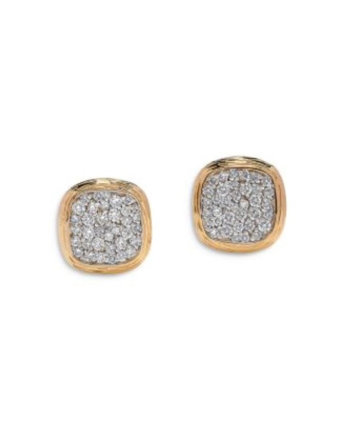 Bloomingdale's Fine Collection Diamond Pavé Cluster Stud Earrings in 14K Yellow Gold, 1.0 ct. t.w. | Bloomingdale's Sale Jewelry & Accessories Fine Jewelry