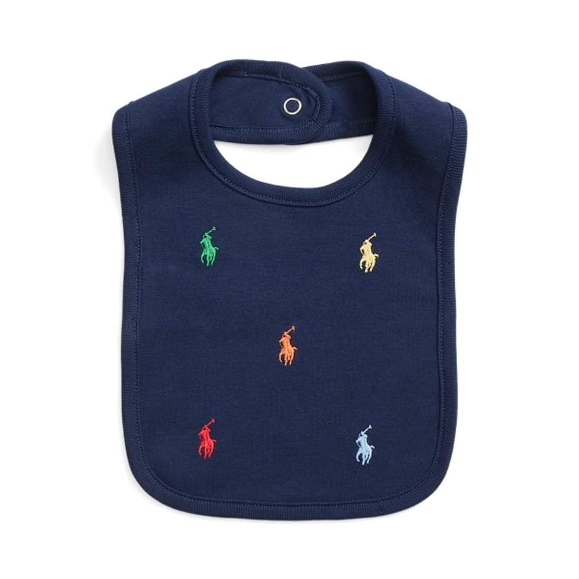 Bavoir poney Polo en interlock de coton pour Baby | Ralph Lauren® FR