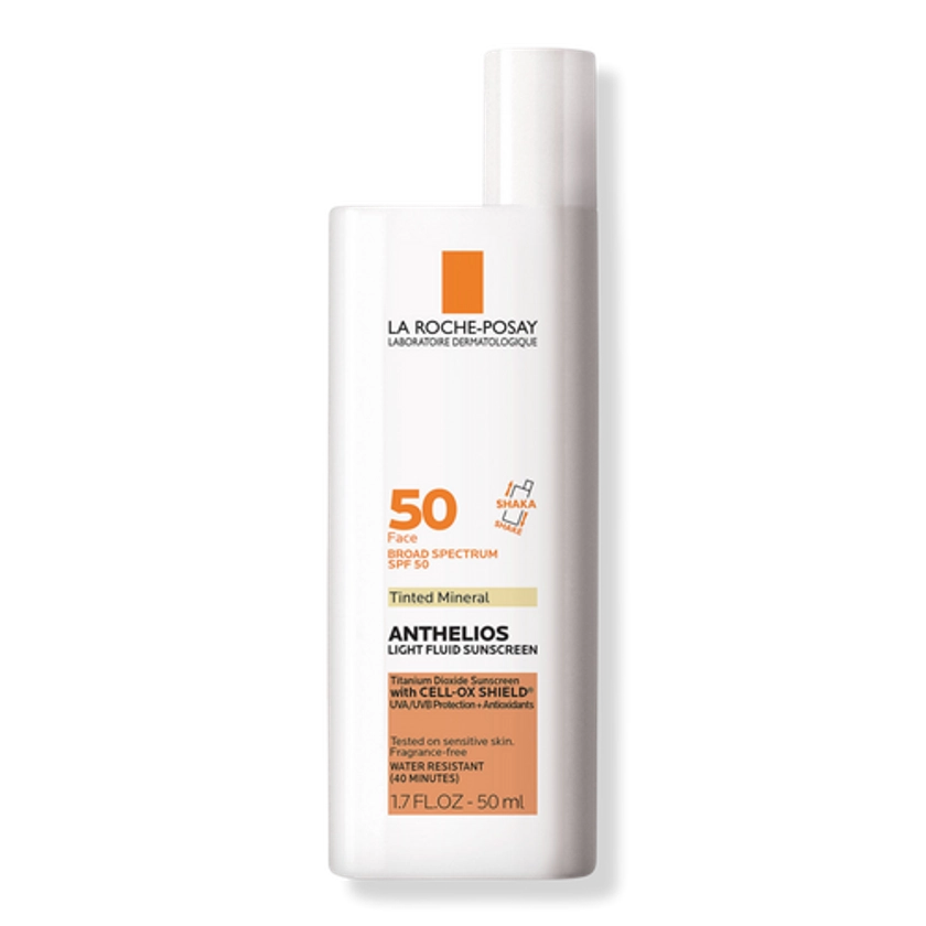 Anthelios Mineral Tinted Ultra Light Face Sunscreen Fluid SPF 50 - La Roche-Posay | Ulta Beauty