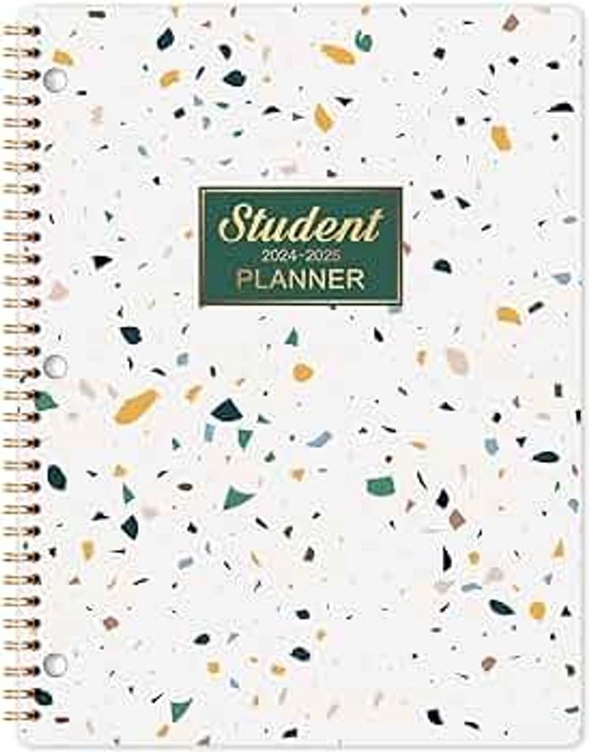 Student Planner 2024-2025 - Academic Planner from July 2024 - June 2025, 9" × 11", Weekly Lesson Planner 2024-2025, Stickers, Perfect Organizer