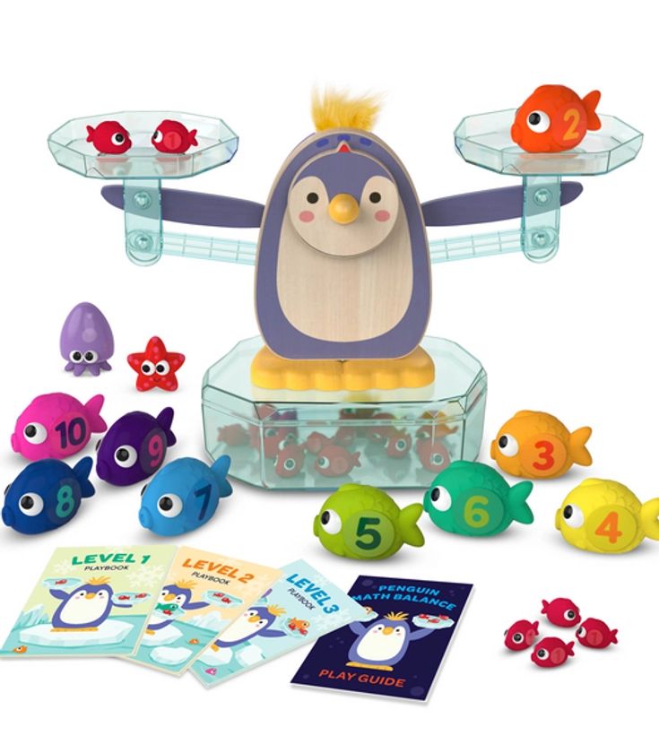 Battat Education Penguin Math Balance Math Scale Toy