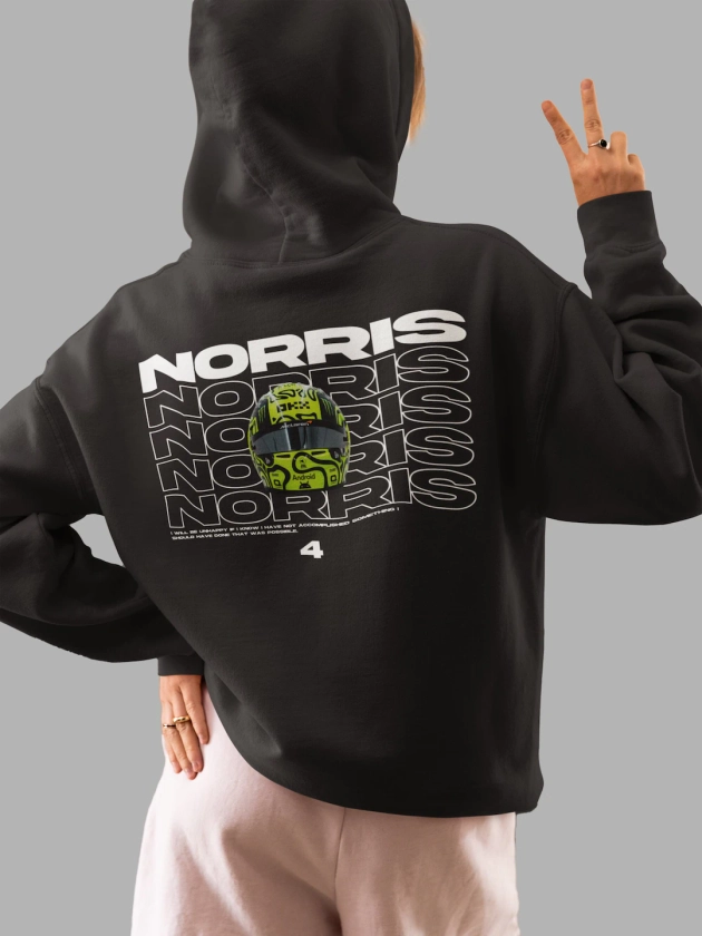 Lando Norris LN4 F1 ventilatorhoodie Formula One uniseks sweater met capuchon McLaren F1 Racing Team - Etsy Nederland