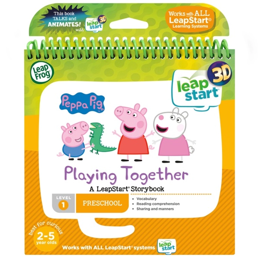 LeapFrog LeapStart Peppa Pig 3D Story Book | Smyths Toys UK