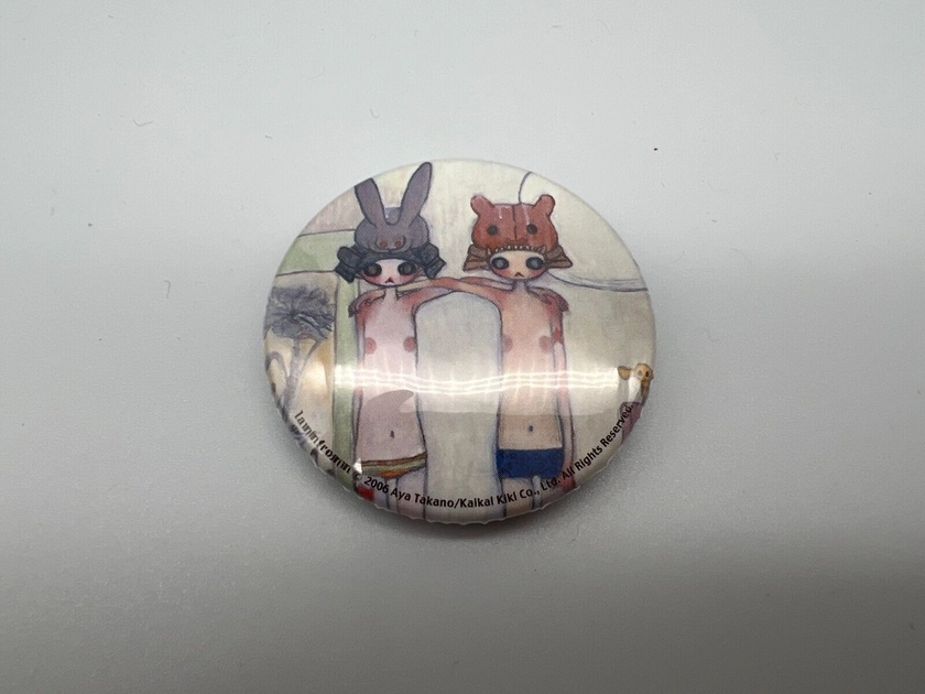 AYA TAKANO PinBack button Button Badge Kaikai Kiki Rare F/S