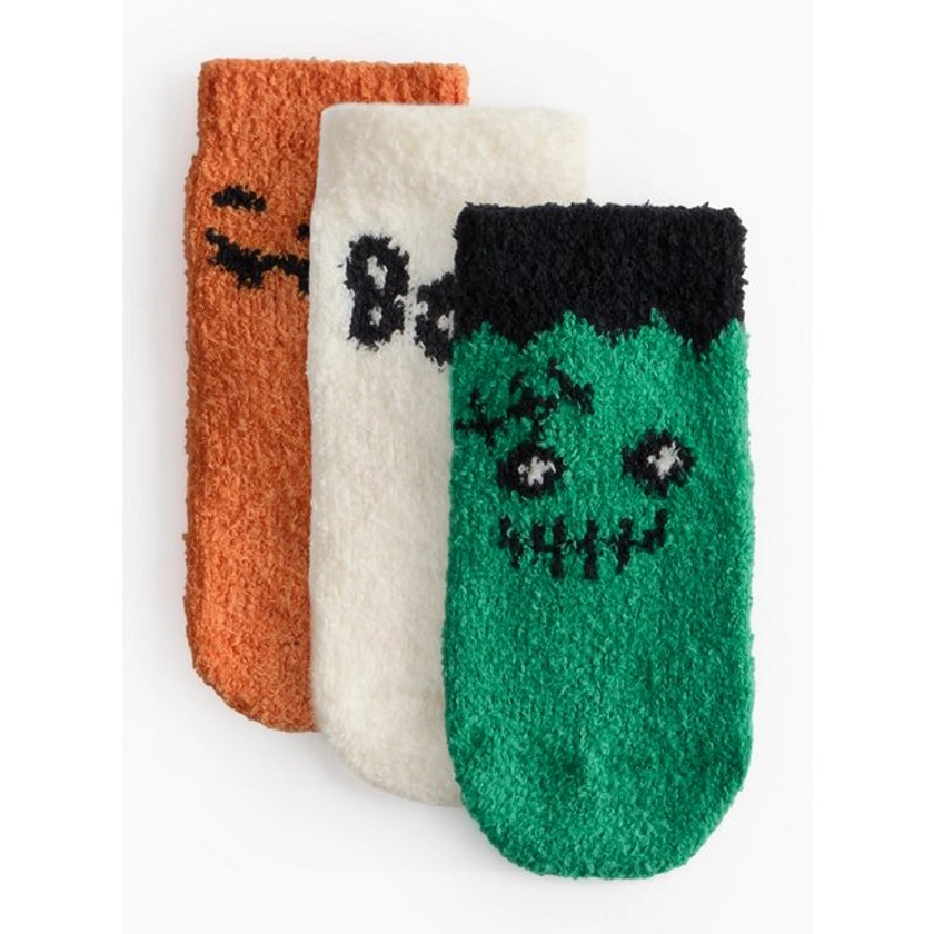 Buy Halloween Novelty Cosy Socks 3 Pack 12-24 months | Socks and tights | Tu