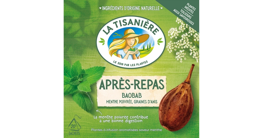 LA TISANIERE - INFUSION APRES-REPAS 20 sachets