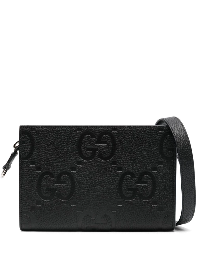 Jumbo GG leather shoulder bag