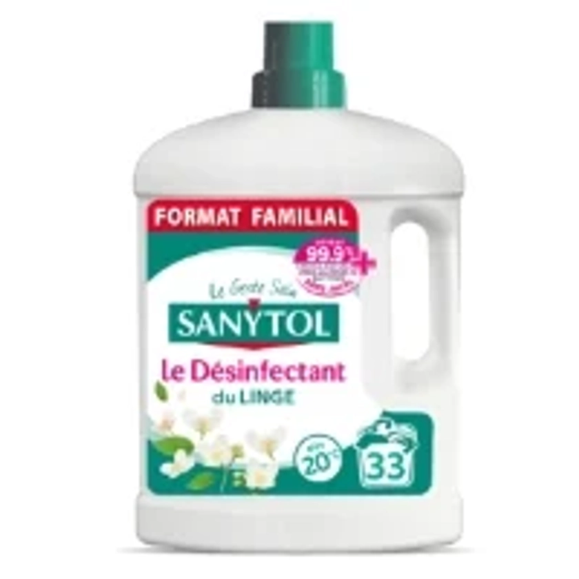 Désinfectant Du Linge Anti-Odeurs Parfum Fleurs Blanches SANYTOL