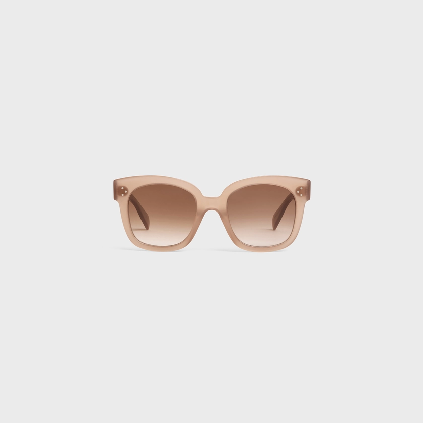 LUNETTES DE SOLEIL OVERSIZED S002 ACÉTATE - NOISETTE | CELINE