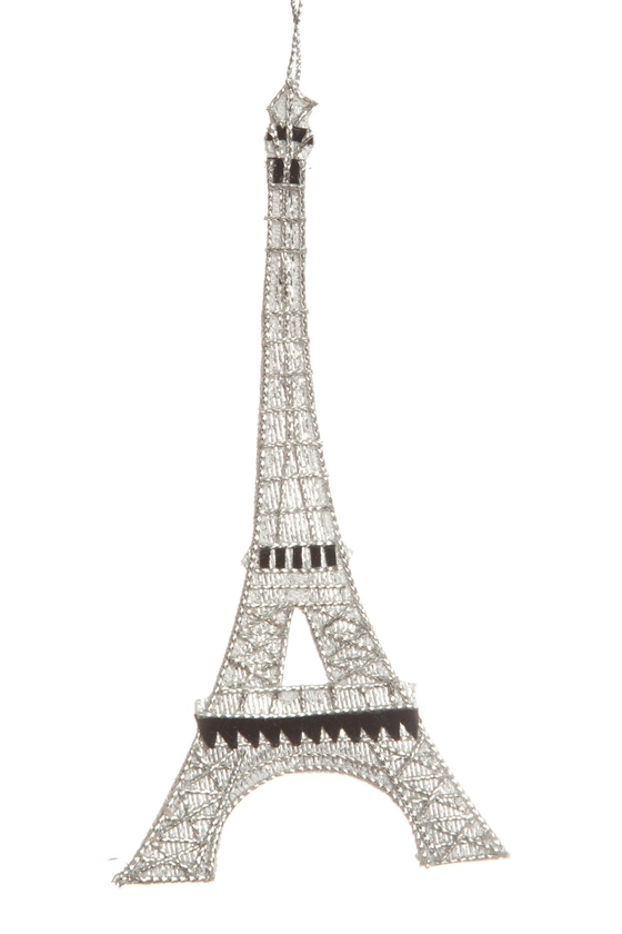 Silver Eiffel Tower - Christmas Company