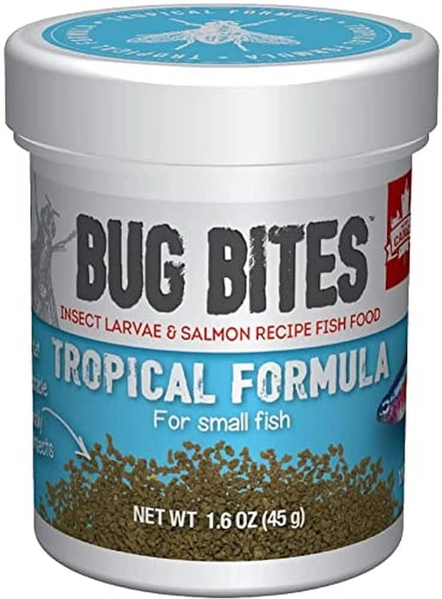Fluval Bug Bites Tropical Granule Fish Food 45g : Amazon.co.uk: Pet Supplies