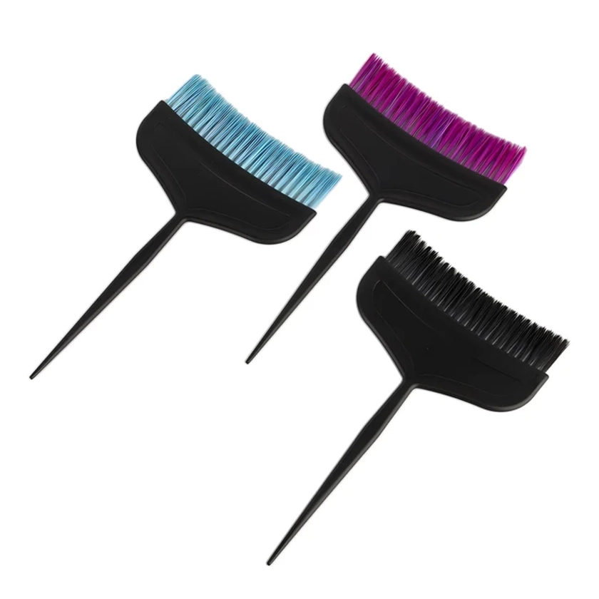 3pcs/set Extra Large Dye Brushes Dyeing Color Balayage Highlight Tint Hairbrush Widened Coloring Kit Fast Applicator 14cm 1866