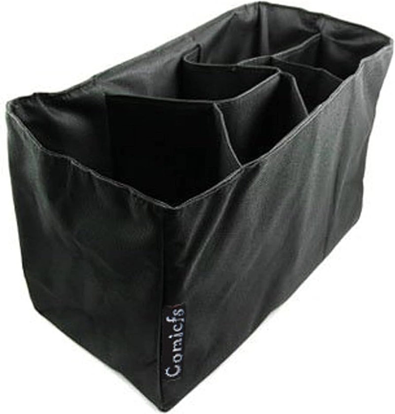 Baby Diaper Bag Insert Organizer (Dimensions: 12 X 6.4 X 8 Inch, Black)