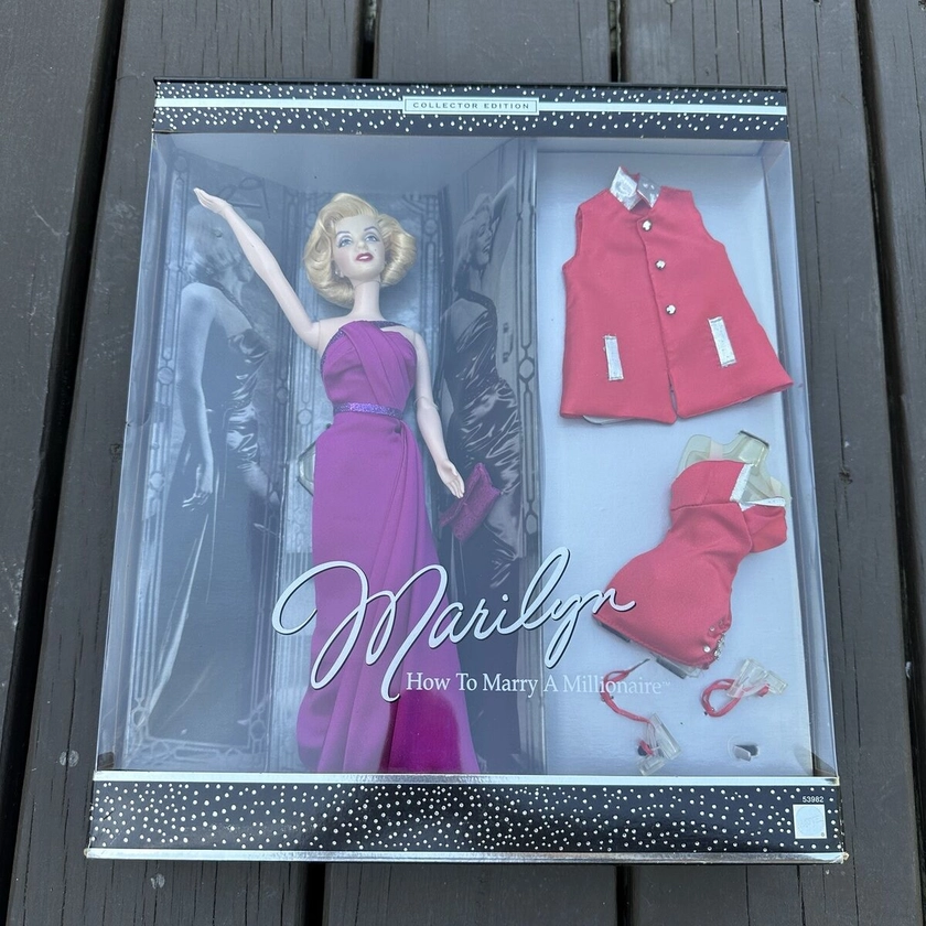 Marilyn Monroe How To Marry A Millionaire Collector Edition Barbie Doll 2001 NIB