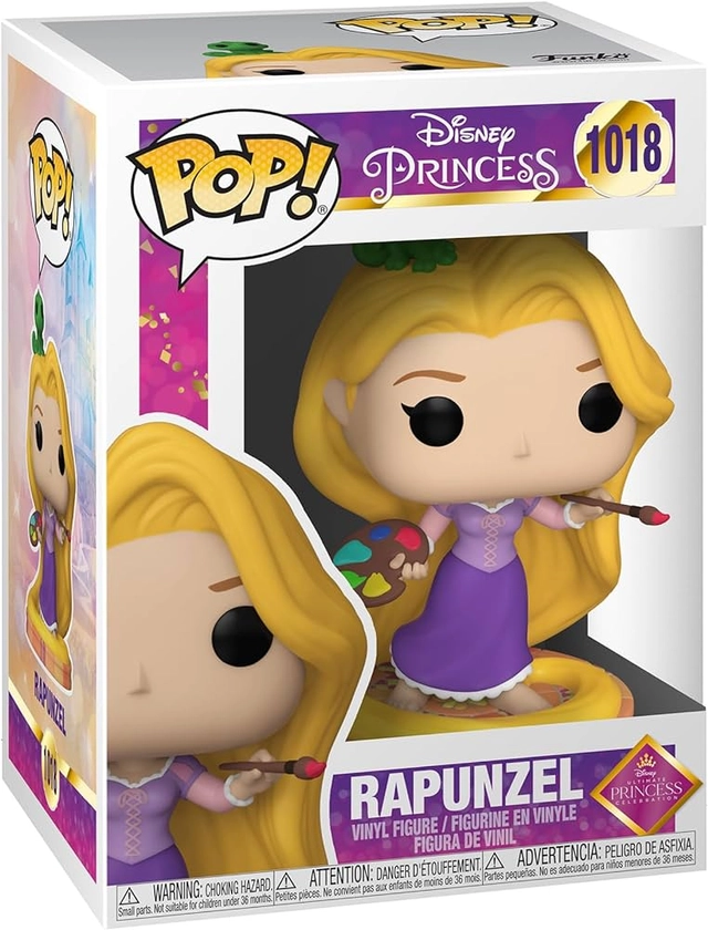 Funko Pop! Disney: Ultimate Princess - Rapunzel - Disney Princesses - Figurine en Vinyle à Collectionner - Idée de Cadeau - Produits Officiels - Jouets pour les Enfants et Adultes - Movies Fans : Amazon.fr: Jeux et Jouets