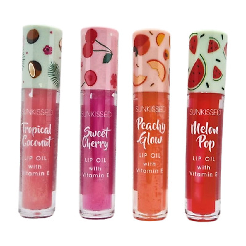 Fruity Hydrating Lip Oil by Sunkissed Glossy High Shine Nourishing Choose shade | eBay
