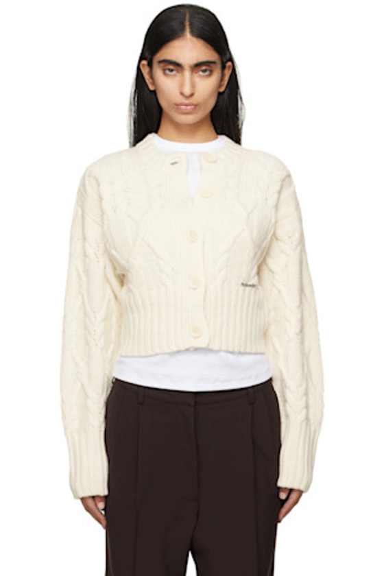 Holzweiler - Off-White Chunky Cable Cardigan