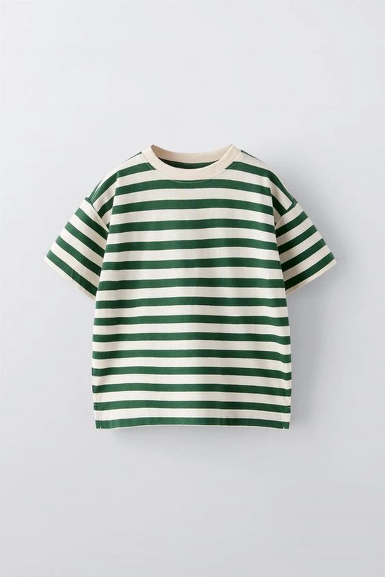 STRIPED MEDIUM WEIGHT T-SHIRT