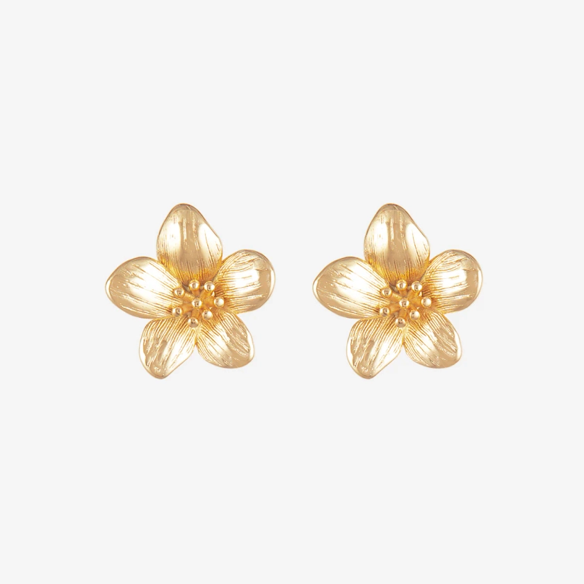 Boucles d'oreilles Fleur Large