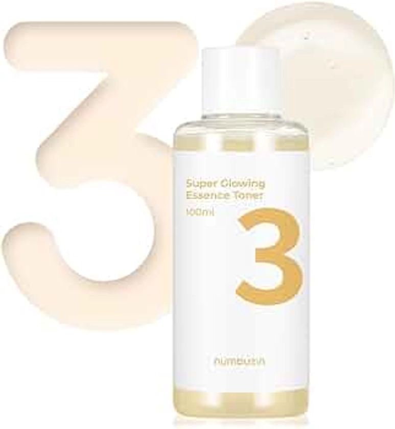 numbuzin No.3 Super Glowing Essence Toner | Fermented Ingredients, Niacinamide, Galactomyces, glowy Skin Radiance | Korean Skin Care for Face (3.38 Fl Oz)
