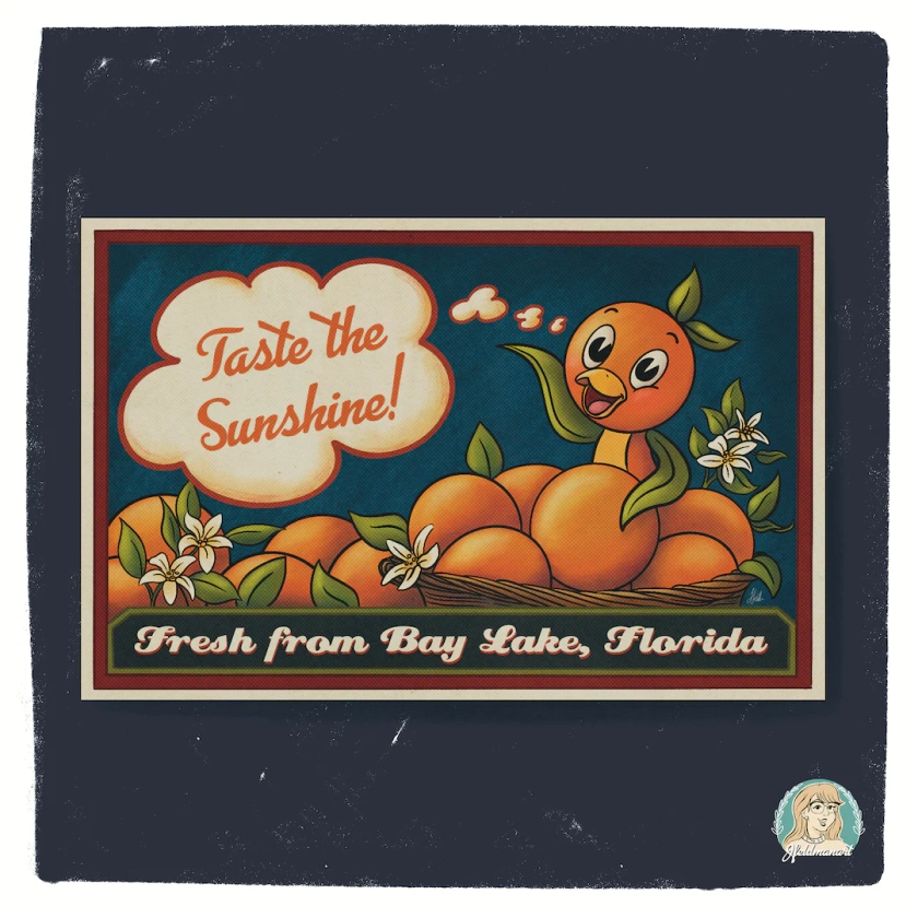 Orange Bird Vinyl Sticker - Etsy