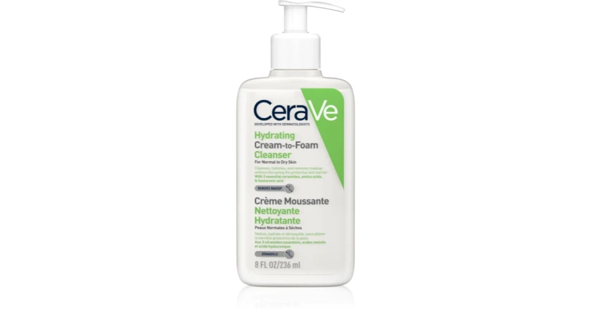 CeraVe Cleansers crème moussante purifiante pour peaux normales à sèches | notino.fr