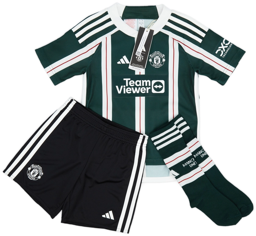 2023-24 Manchester United Away Full Kit Little Kids