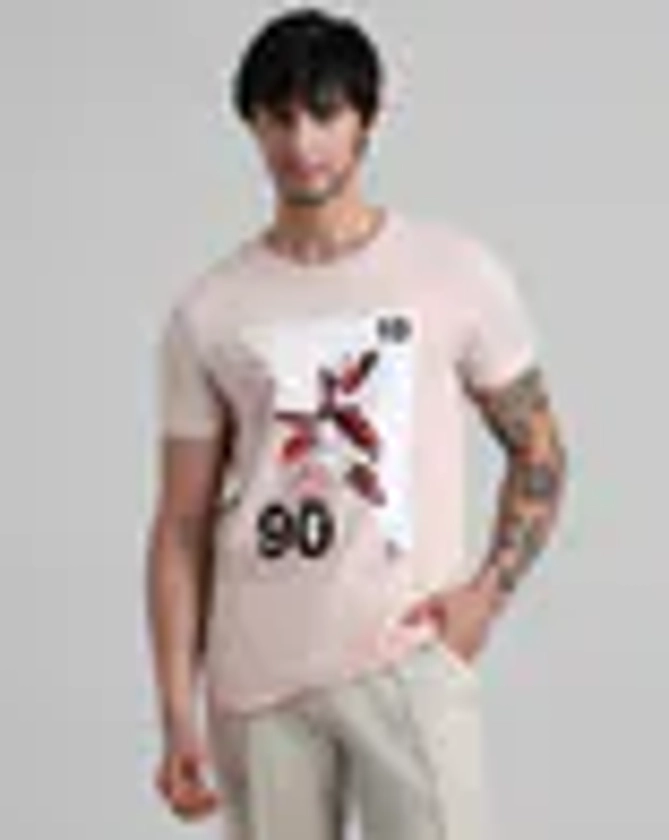 Buy Pink Tshirts for Men by Jack & Jones Online | Ajio.com