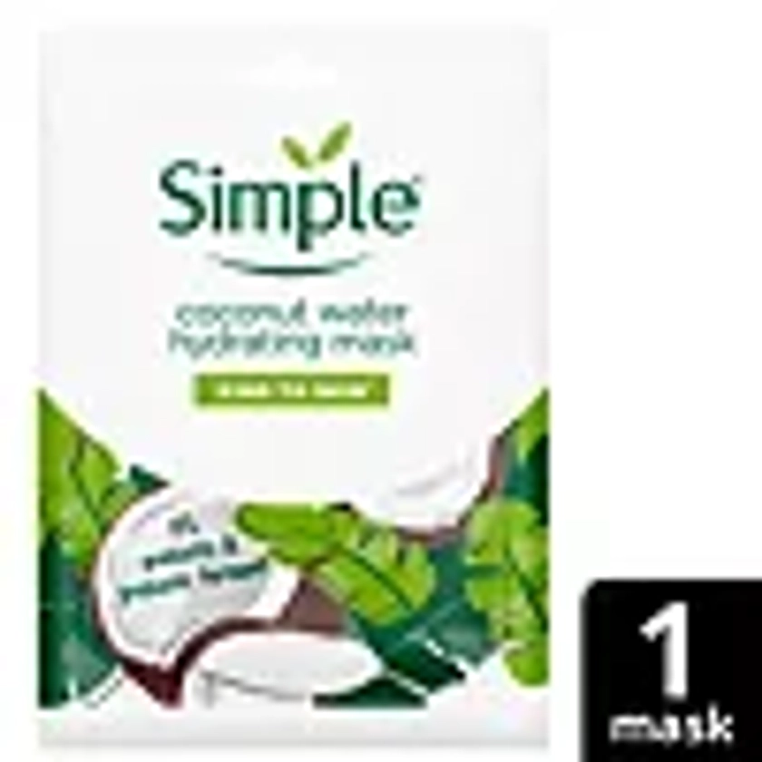 Simple Kind to Skin Hydrating Coconut Water Sheet Mask 1 pc