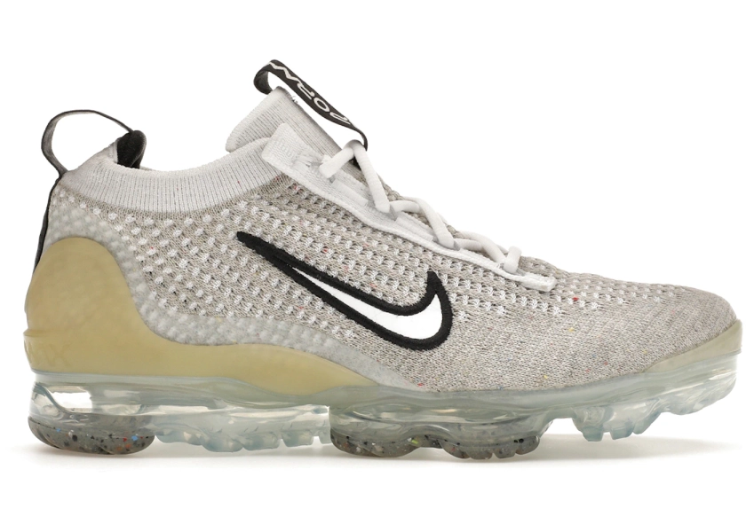 Nike Air VaporMax 2021 FK White Metallic Silver (GS)