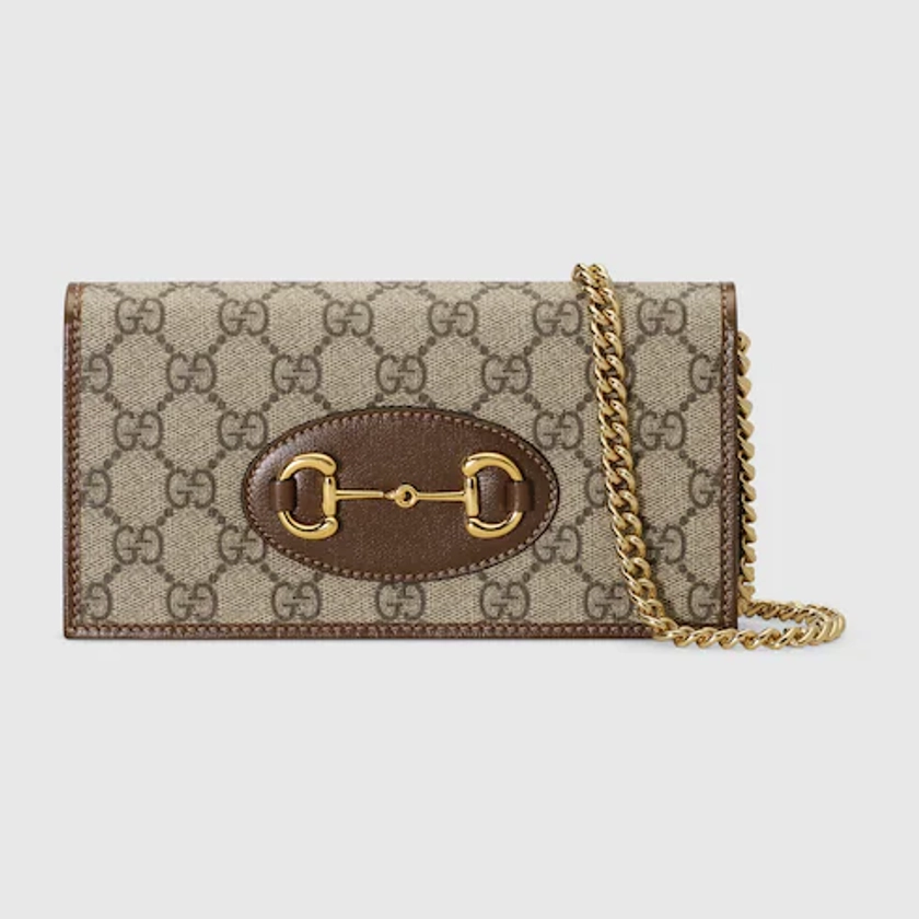 Gucci - Gucci Horsebit 1955 wallet with chain
