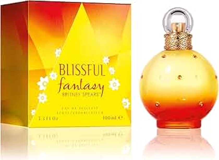 Britney Spears Blissful Fantasy Limited Edition, Eau De Toilette EDT Spray for Women, 3.3 Fl Oz