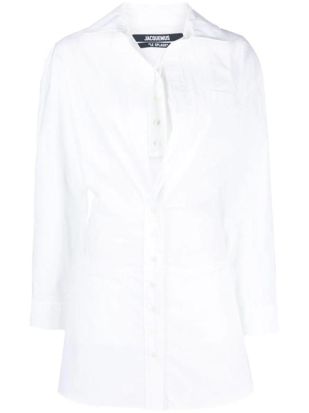 Jacquemus La Robe Baunhilha Layered Shirt Dress - Farfetch