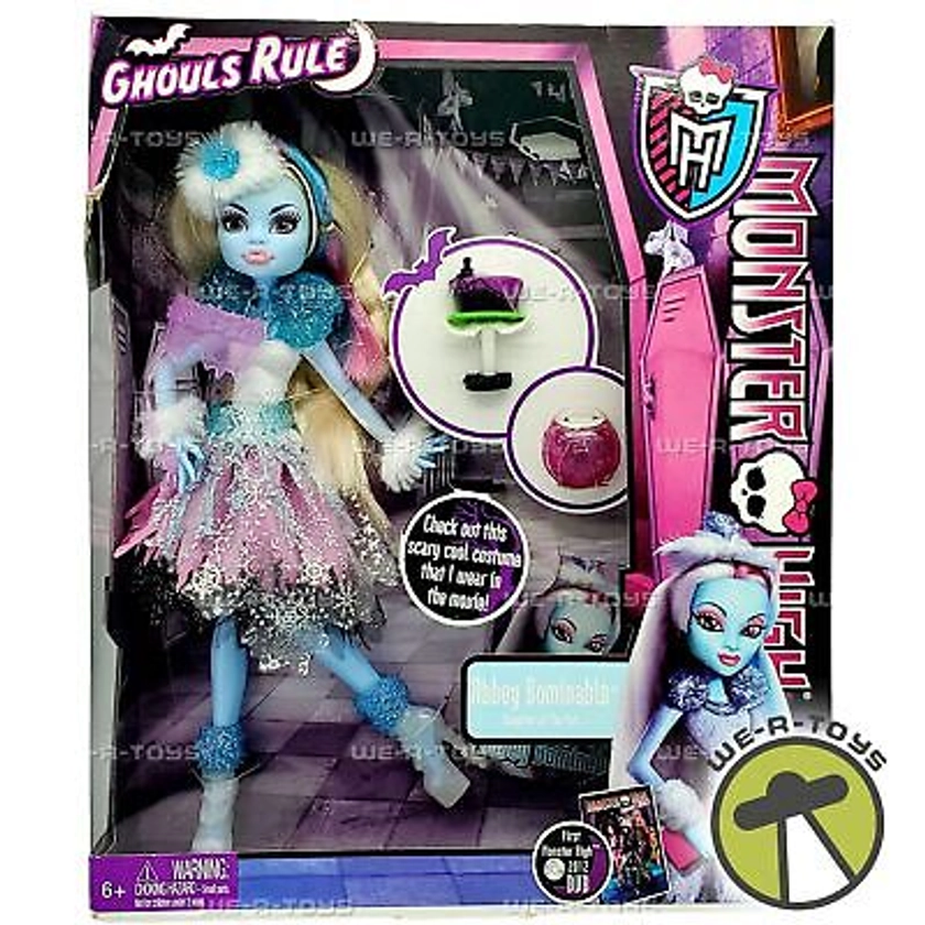 Monster High Ghouls Rule Abbey Bominable Doll 2012 Mattel Y0366