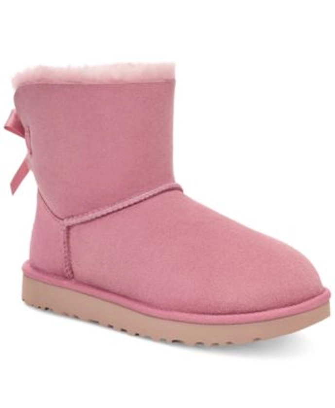 UGG® Women's Mini Bailey Bow II Boots - Macy's 