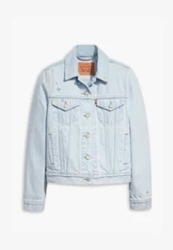 Levi's® ORIGINAL TRUCKER - Veste en jean - blossom garden trucker/denim bleu gris - ZALANDO.FR