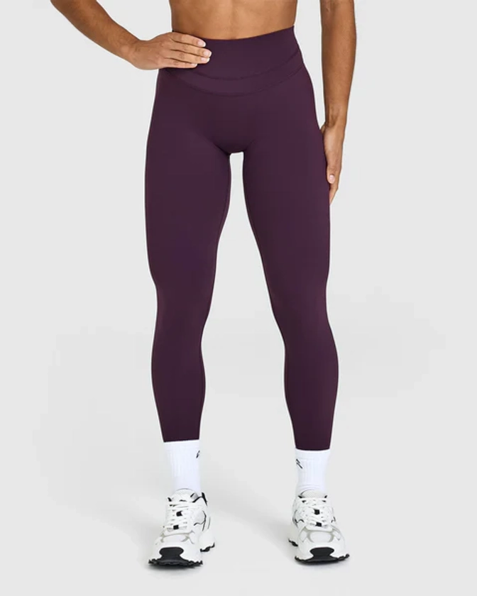 Unified High Waisted Leggings | Blackberry Purple