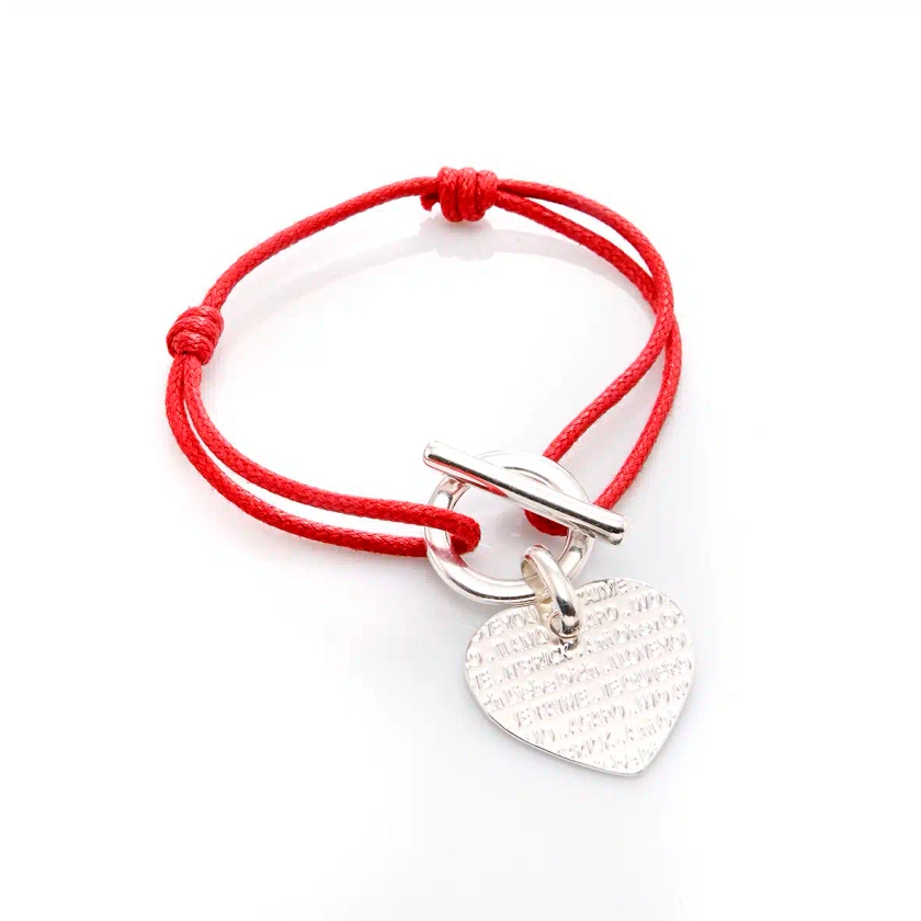 Bracelet attache "Je t'aime" - Bijouterie MUSARDISE