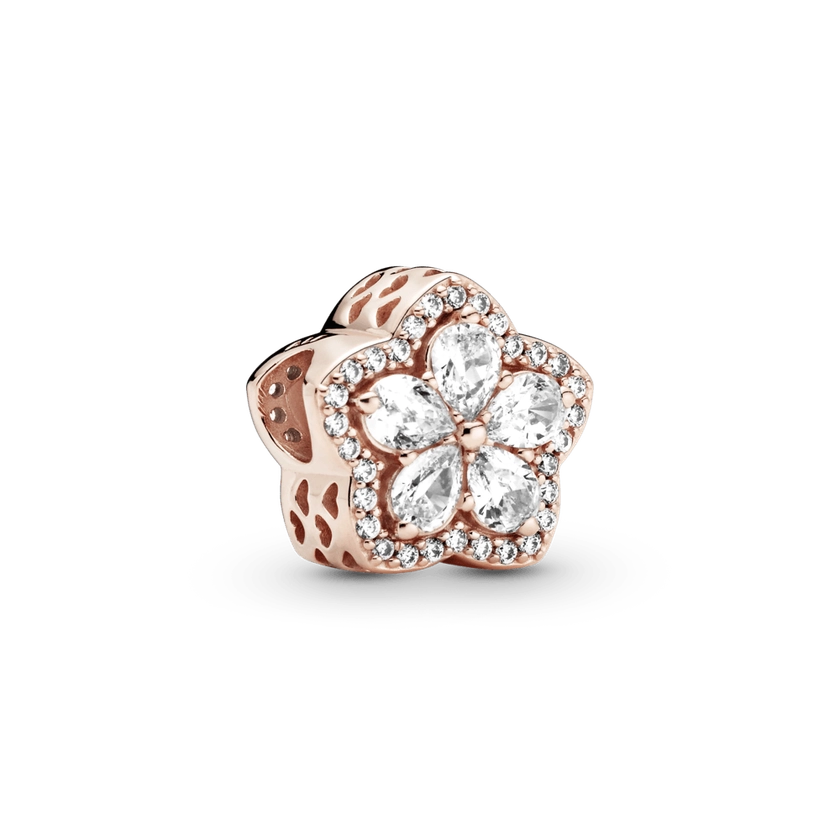 Charm Em Pavé Floco De Neve Brilhante - Pandora Rose™ - Pandora Joias | Charms, Braceletes, Anéis | Site Oficial