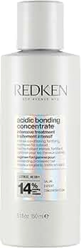 Redken Bonding Treatment for Damaged Hair Repair | Acidic Bonding Concentrate | Intensive Bonding Pre-Shampoo Hair Treatment | For Colored Hair & All Hair Types